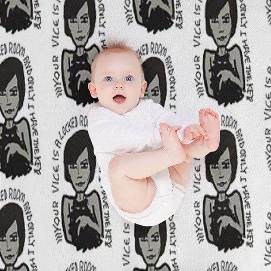 YOUR VICE IS A LOCKED ROOM AND ONLY I HAVE THE KEY Compact Throw Blanket