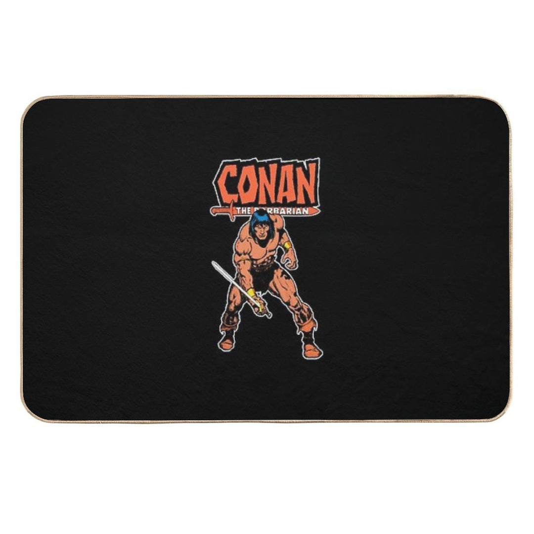 Fantasy T-ShirtThe Barbarian V.2 T-Shirt_by OniSide_  Pet-Safe Bath Mat