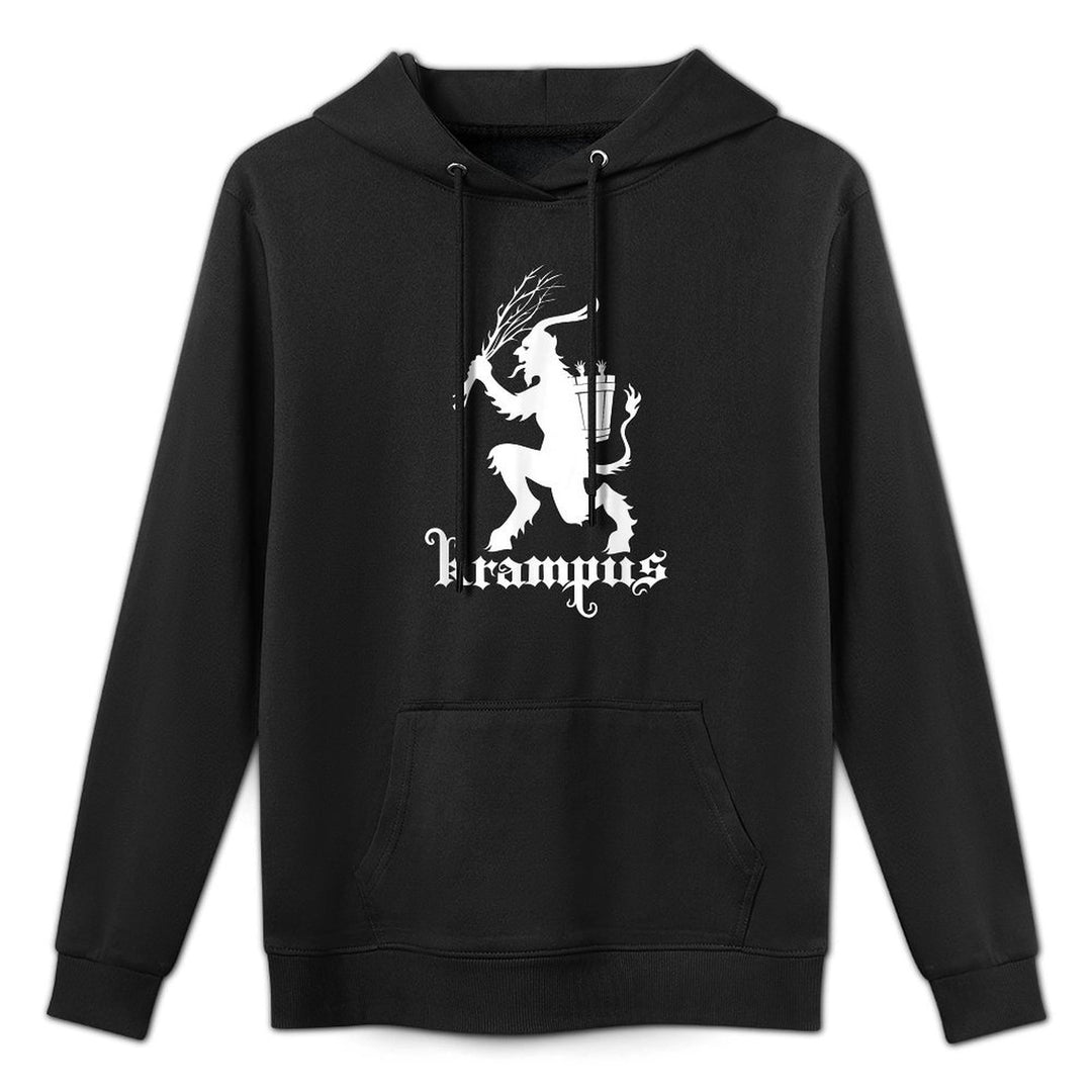 Christmas Krampus Scary Xmas Horror Occult Holiday Casual Wear Hoodie