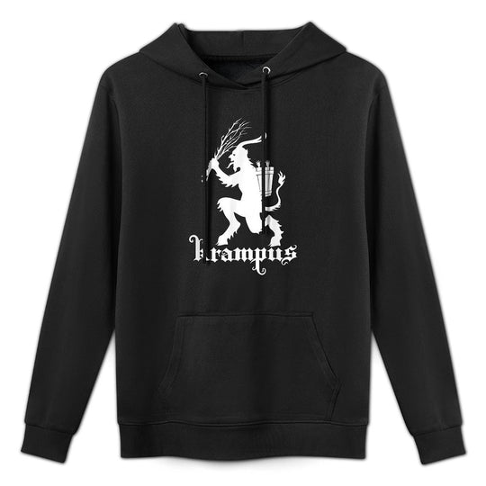 Christmas Krampus Scary Xmas Horror Occult Holiday Casual Wear Hoodie