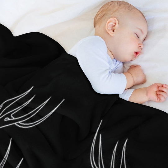 Mx Stag Head Compact Throw Blanket