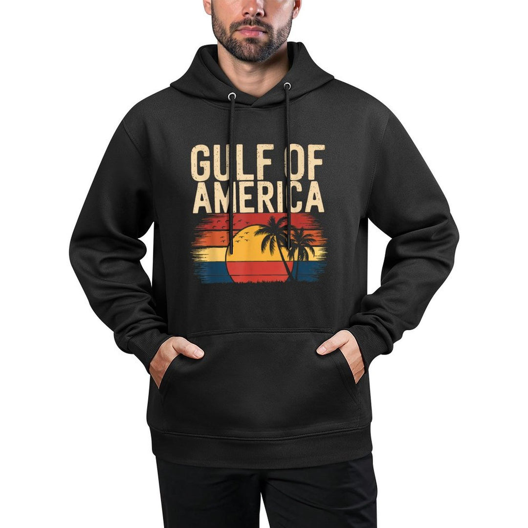 Gulf Of USA America Gift Men Women Flag Beach Durable Construction Hoodie
