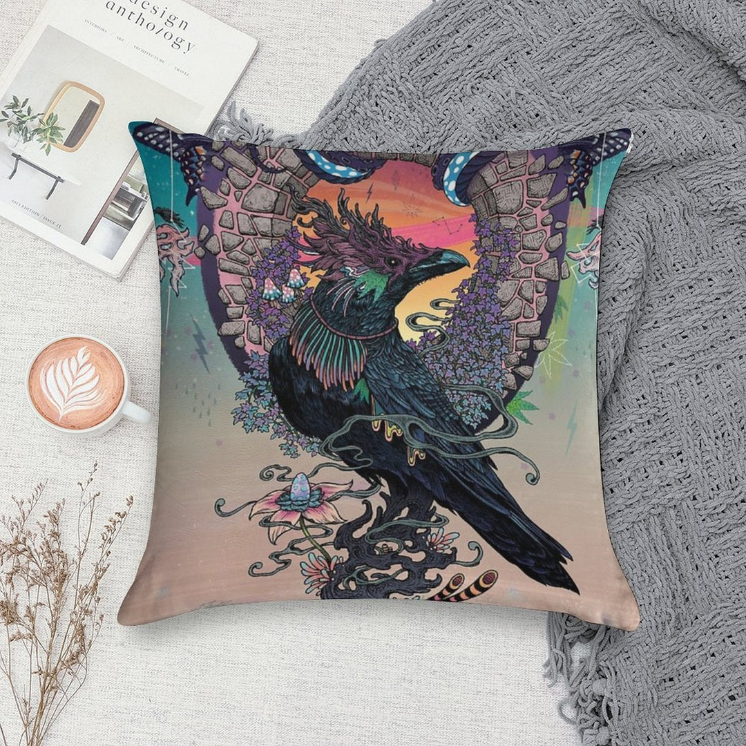 Oracle Soft Hidden Zipper Throw Pillow