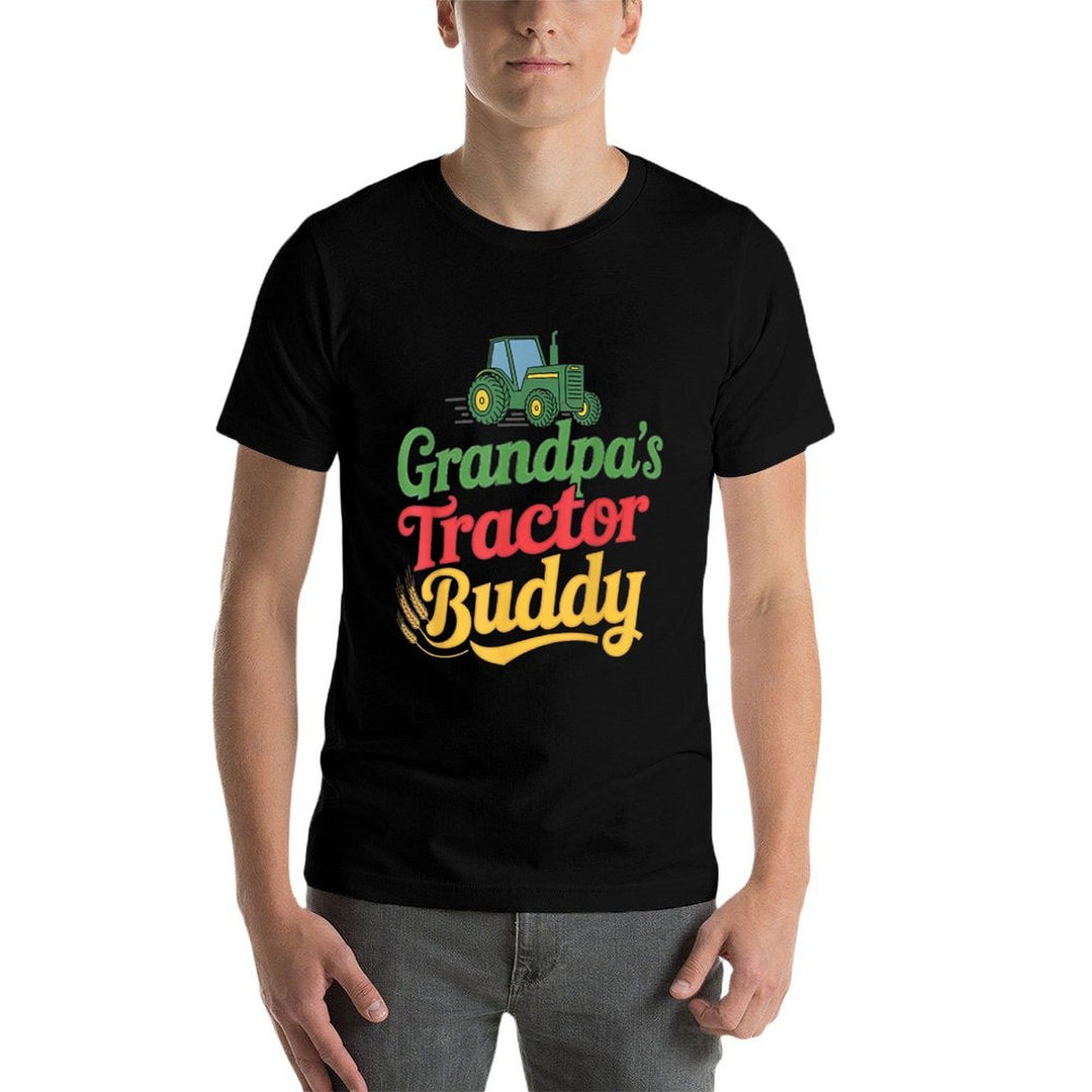 Grandpas Tractor Buddy Farmer Agriculture Farm Tractor  Quick-drying T-Shirt