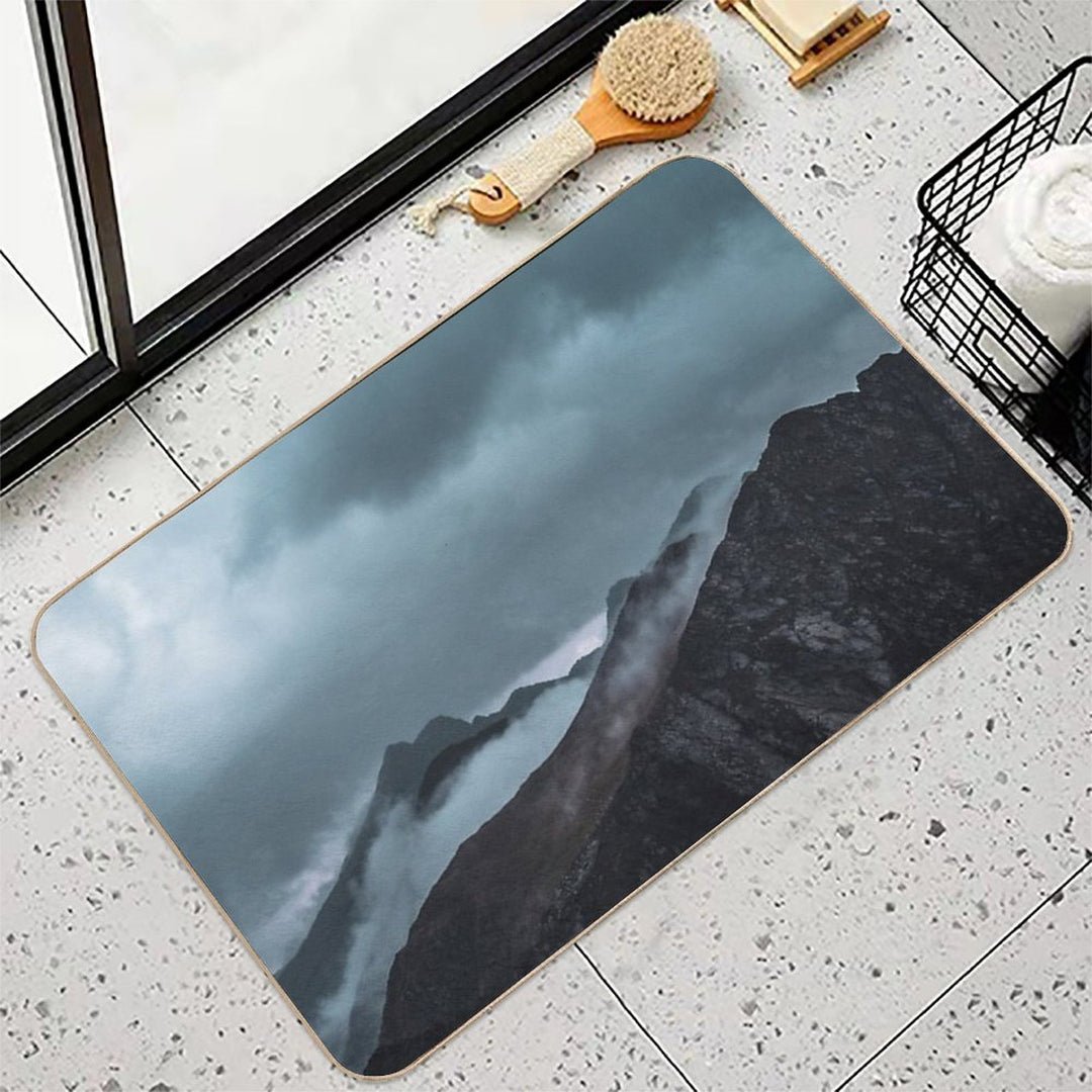 Misty Morning before The Summer Storm  Long-Lasting Bath Mat