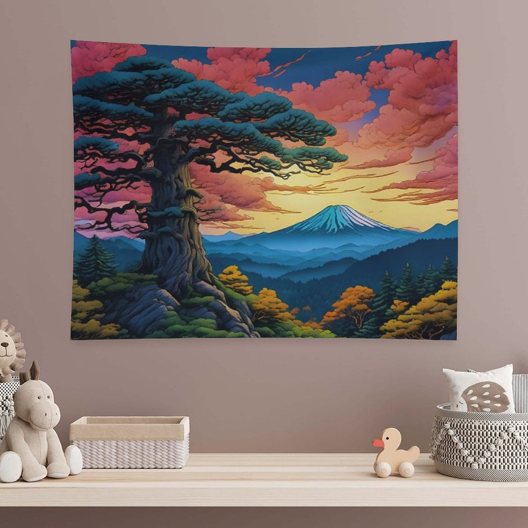 Sunset at Jiyanna - Nature Landscape Tapestry