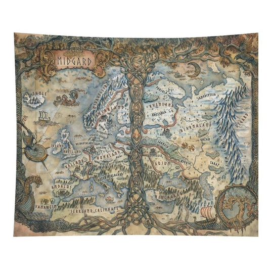 Midgard (Gods of The Ragnarok Era) Tapestry