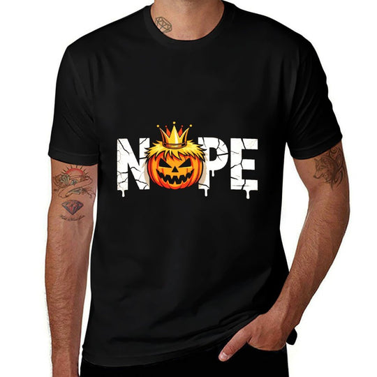 Funny No Kings Halloween 2025 Distressed USA  Vintage-inspired T-Shirt