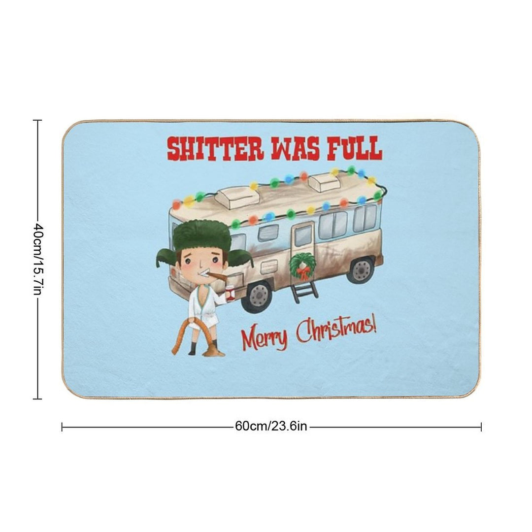 National Lampoons Christmas Vacation National Lampoons Christmas Vacation Shitter's Full  Non-Slip Bath Mat