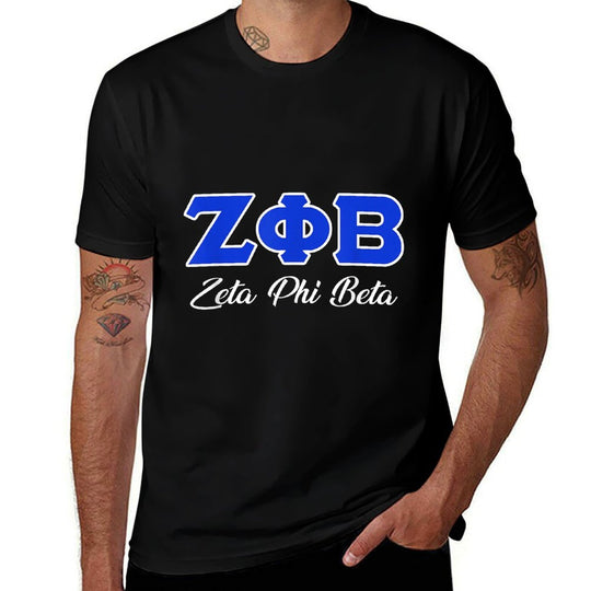 Zeta Phi Beta Sorority Paraphernalia, Zeta Phi Beta HBCU  Fade-proof Color T-Shirt