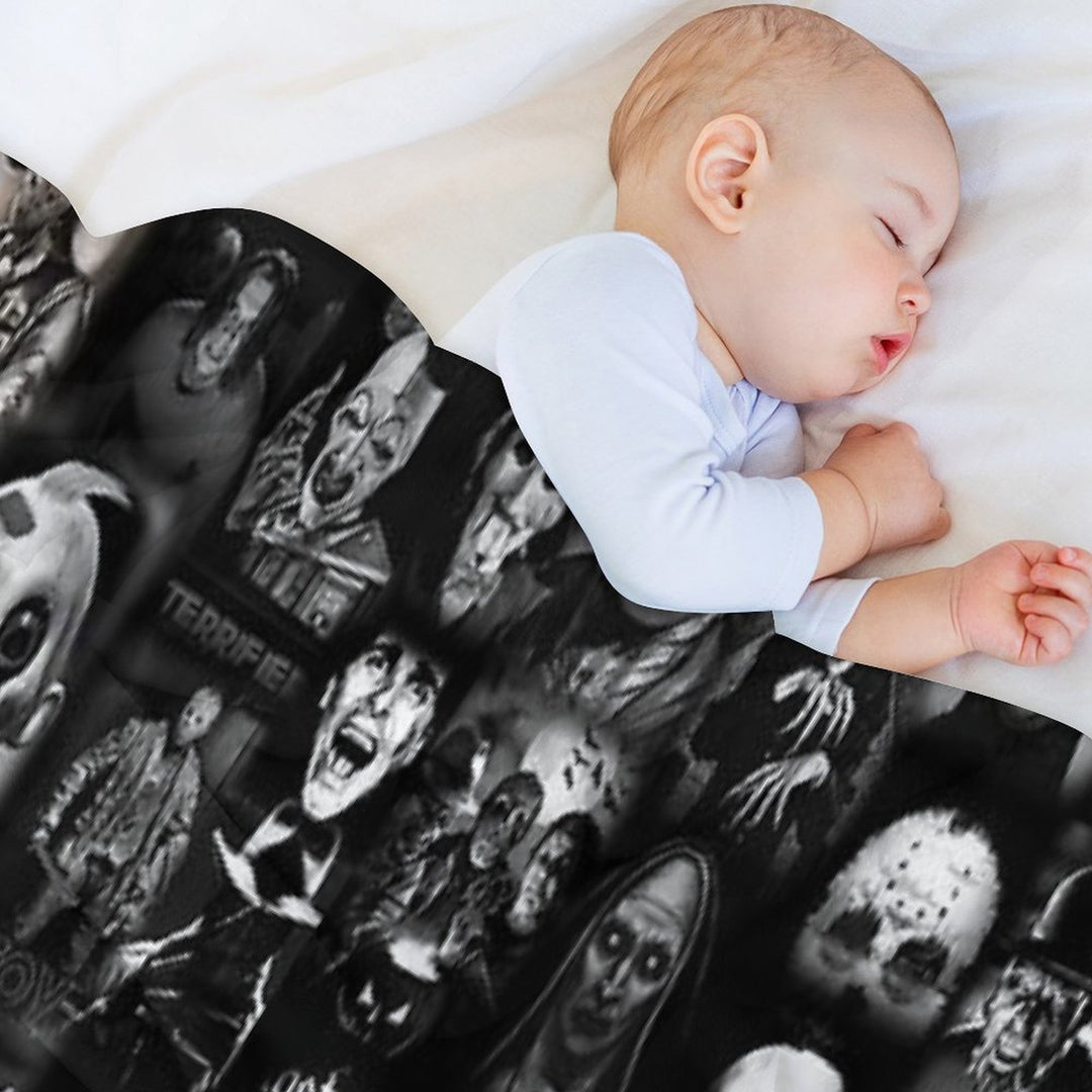 Horror Travel-friendly Throw Blanket