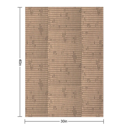 Desert Night Camo Pattern (sand Color Mod) Wrinkle-free Throw Blanket