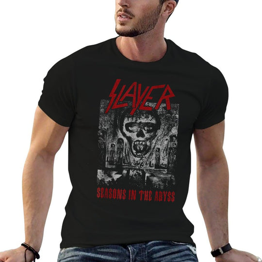 Slayer – Seasons In The Abyss  Heathered Texture T-Shirt