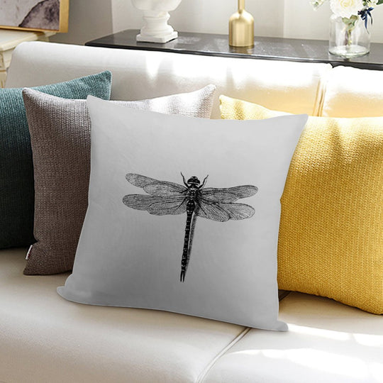 Dragonfly Soft Ultra-Soft Texture Throw Pillow
