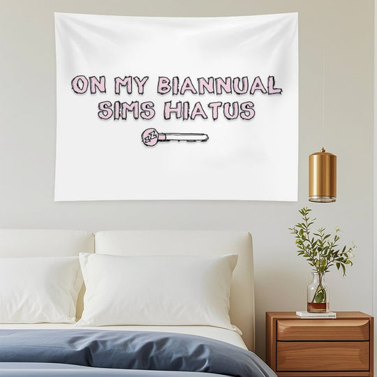 On My Biannual Sims Hiatus Tapestry