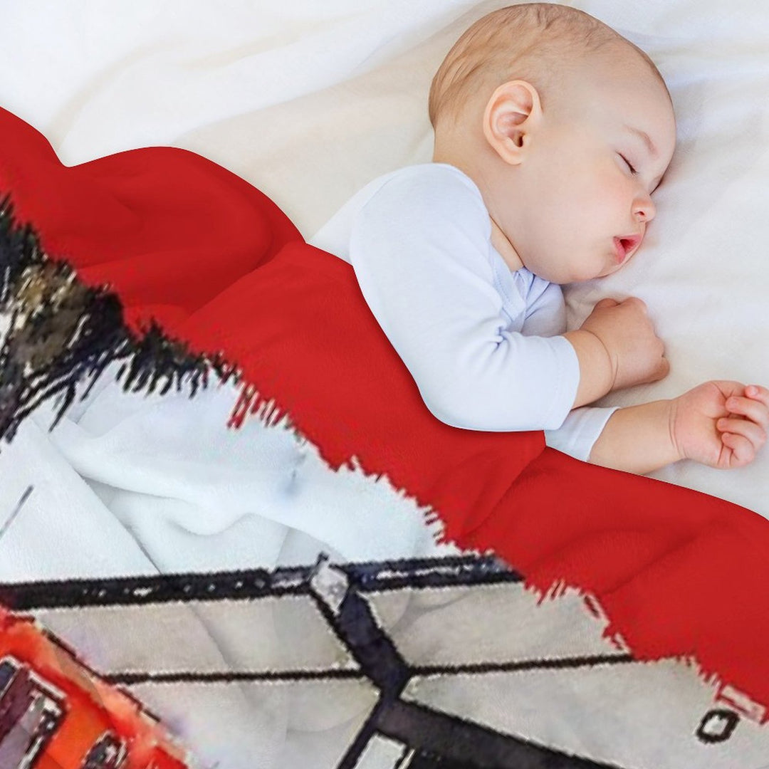 Fire Station 51, Emergency TV Show, Firetruck Anti-pilling Throw Blanket