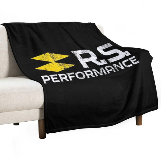 RS PERFORMANCE LOGO (YELLOW-WHITE) All-season Throw Blanket