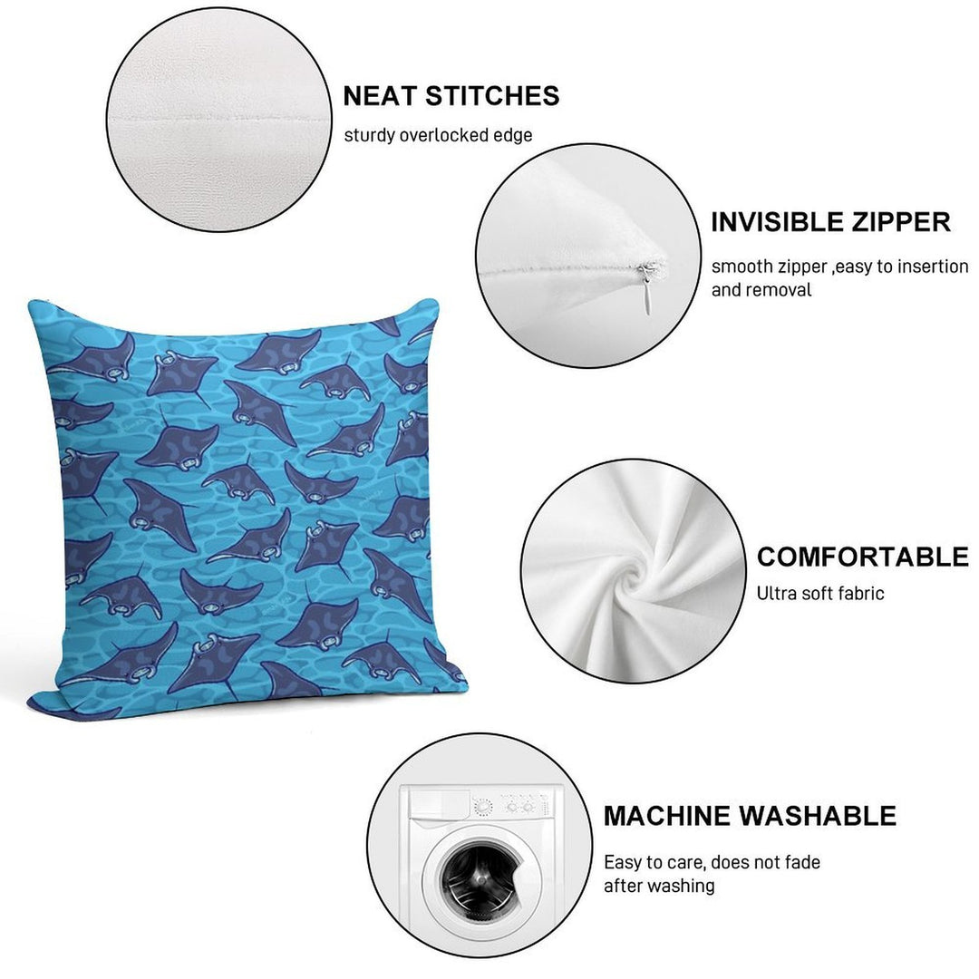 Manta Soft Skin-Friendly Throw Pillow