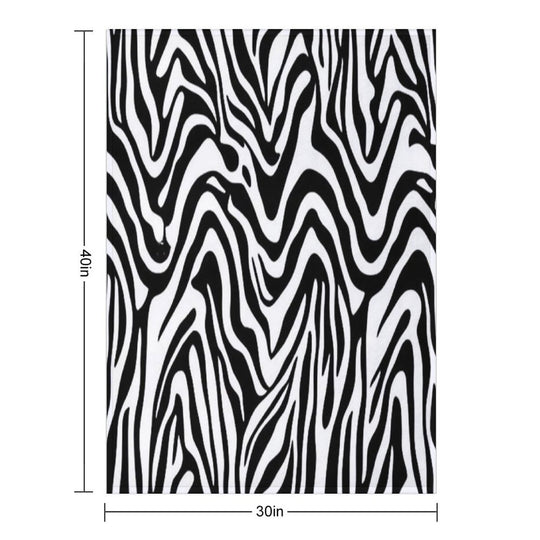 Zebra Pattern Print, Willow Days Multi-functional Throw Blanket