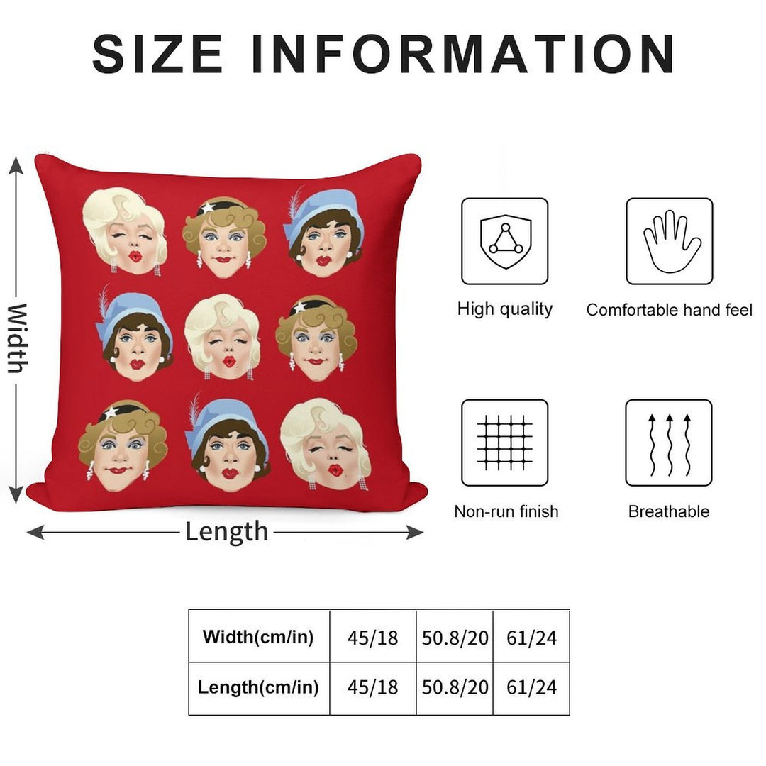 Hot Soft Anti-Pilling Throw Pillow