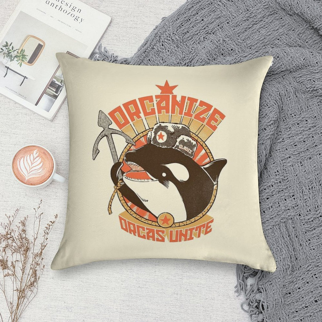 Orcanize Soft High-Density Material Throw Pillow