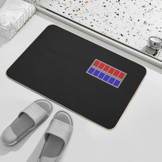 Imperial Officer Rank - Admiral  Stain-Proof Bath Mat