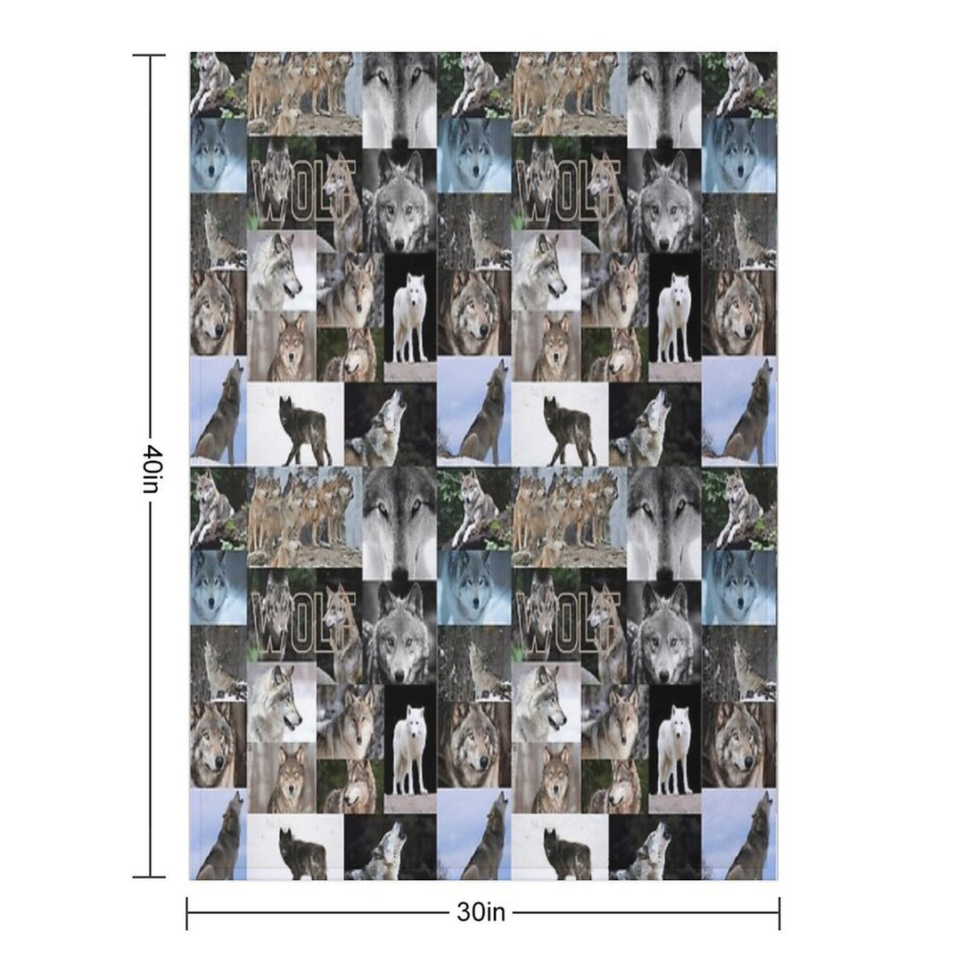 Worrisome Wolves Gift-ready Throw Blanket