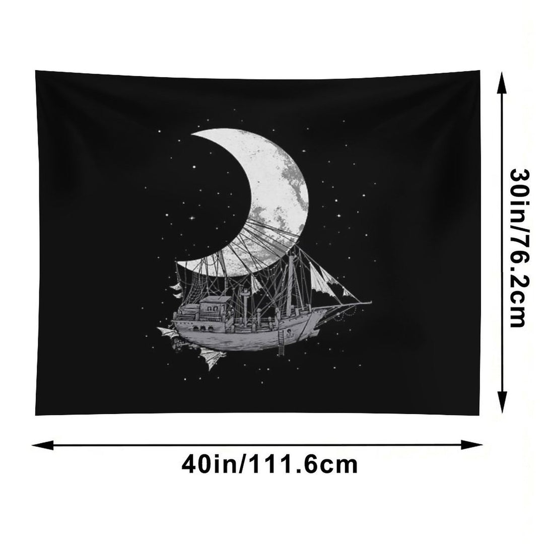 Moon Ship Tapestry