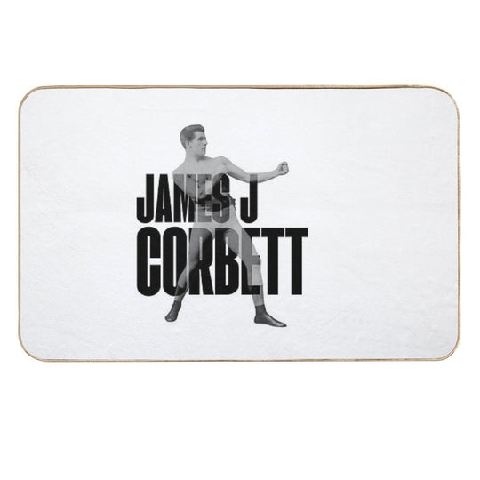 James J Corbett  Dirt-Trapping Bath Mat