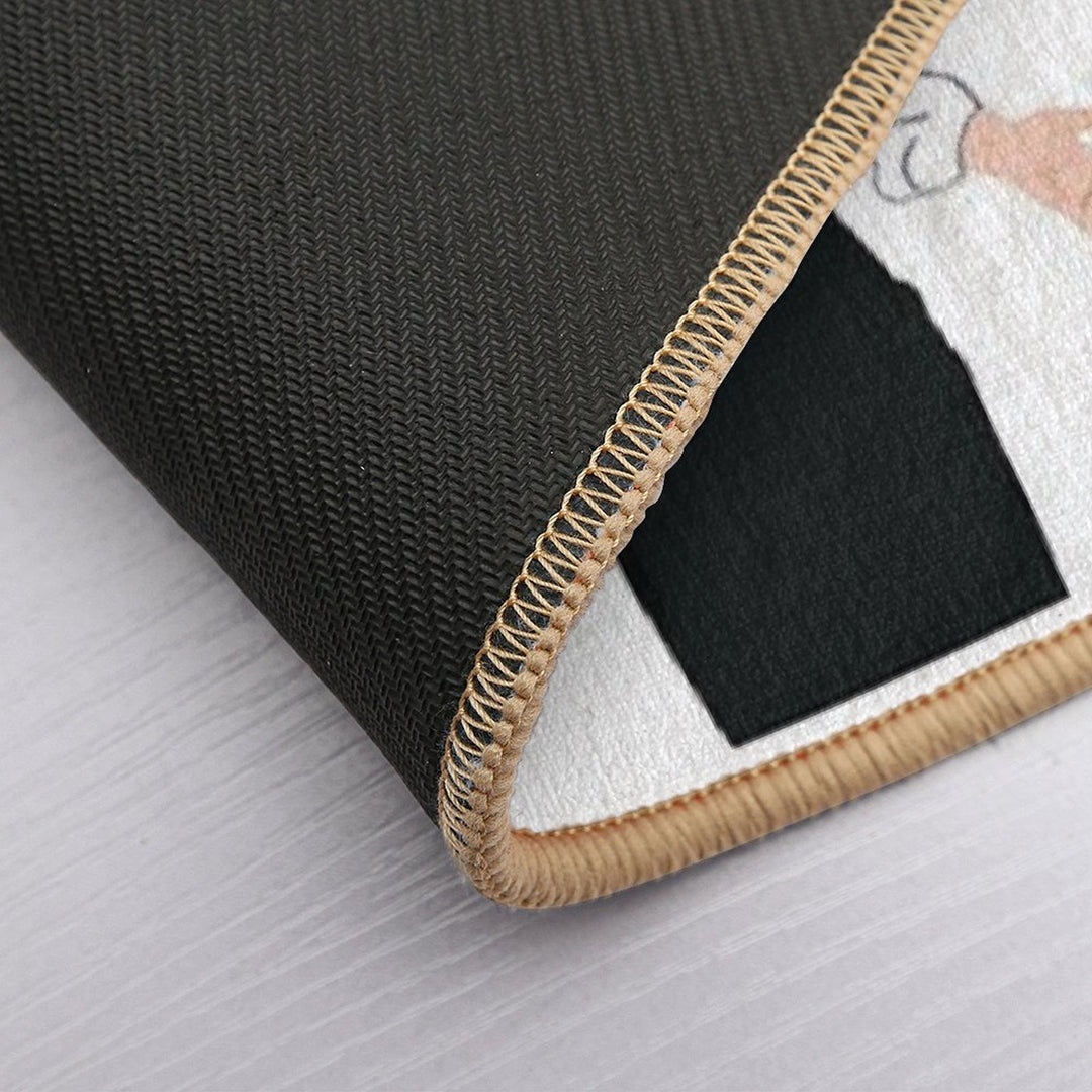 And Why Is The Carpet All Wet Todd I Don’t Know Margo!  Repositionable Bath Mat