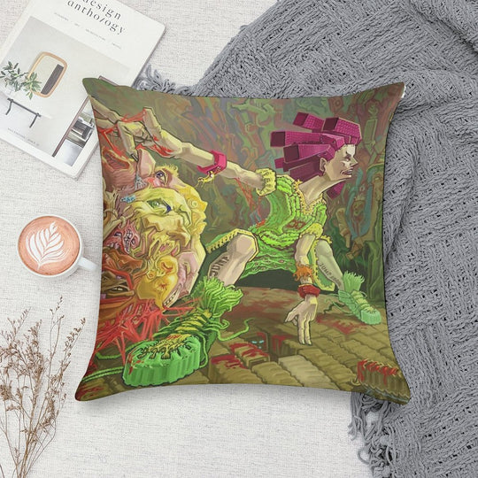 FLESH BALL!!!( Why Is Everything Alive) Soft Luxury Feel Throw Pillow