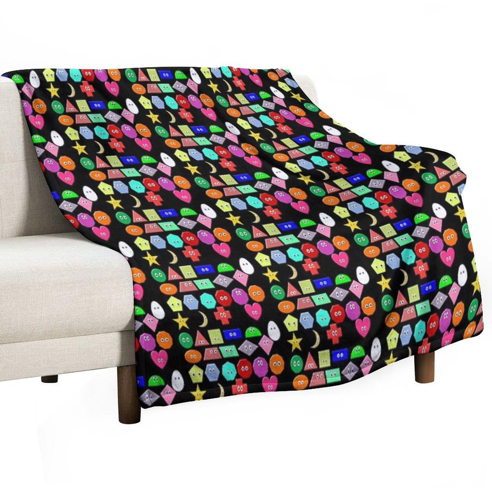 What Shape Is It - The Kids' Picture Show Anti-pilling Throw Blanket