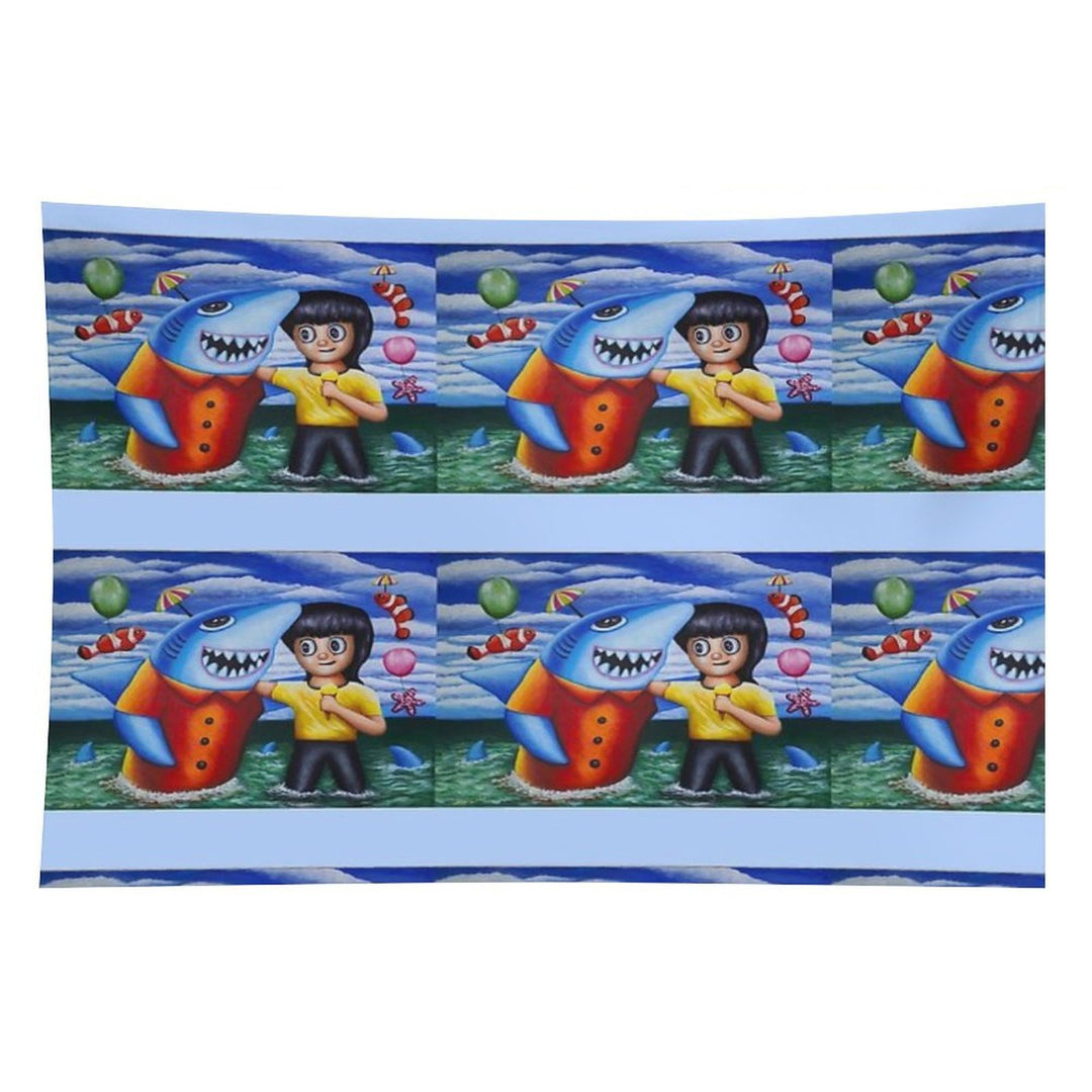 Go to The Sea with My Friends 02 Tapestry