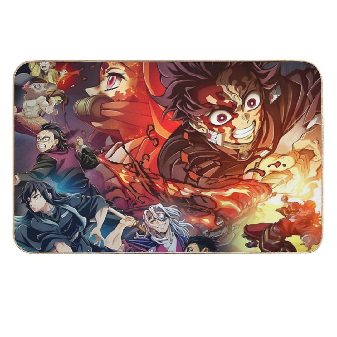 Demon Slayer  Kimetsu No Yaiba Demon Slayer - Cover Image  Absorbent Bath Mat