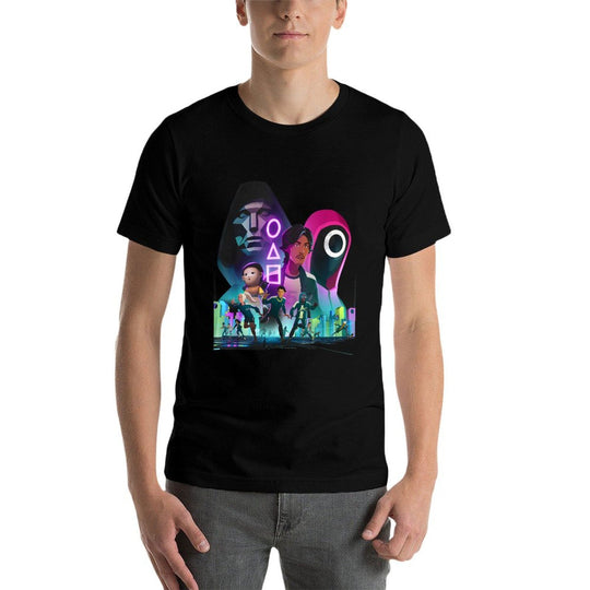 Squid Game Unleashed Keyart - Officially Licensed  Slim-fit Cut T-Shirt