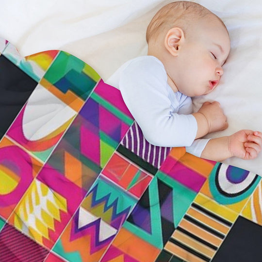 Geometric Shapes - Raloel All-season Throw Blanket