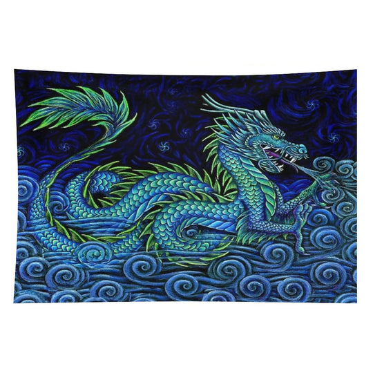 Chinese Azure Dragon Tapestry