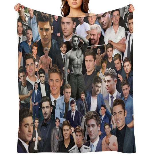 Zac Efron Comfort Throw Blanket