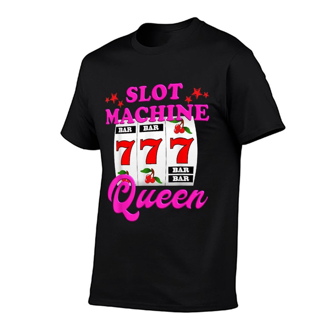 Slot Machine Queen Casino Las Vegas Gambling Casino  Easy-care T-Shirt