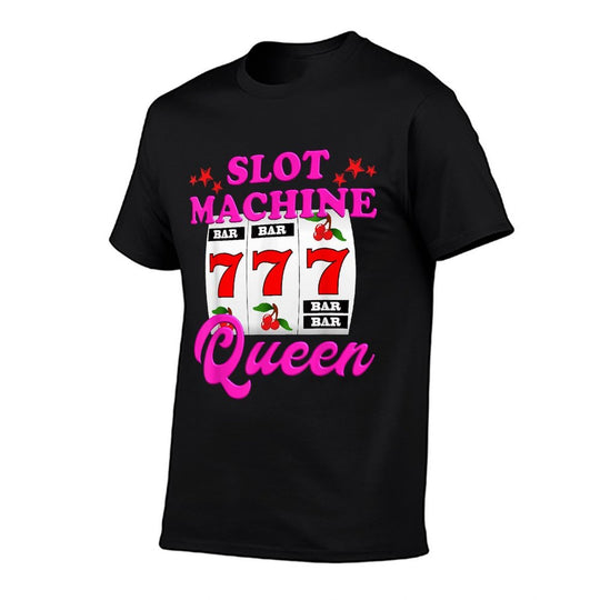 Slot Machine Queen Casino Las Vegas Gambling Casino  Easy-care T-Shirt