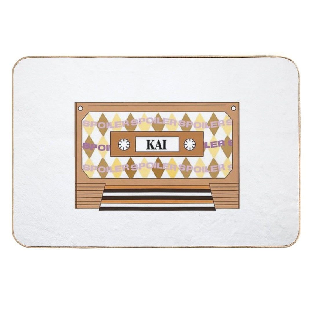 EXO Kai Cassette!  Rapid-Drying Bath Mat