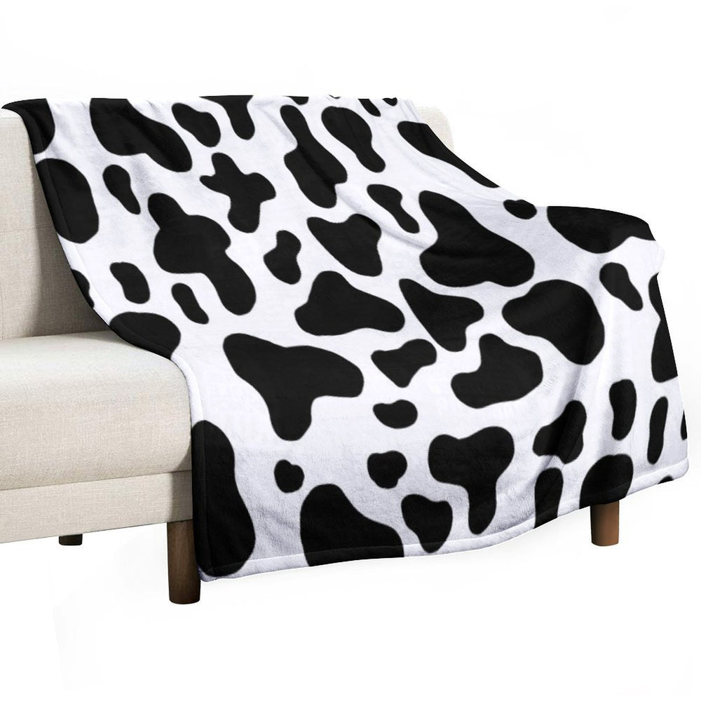 Cow Print All-season Throw Blanket