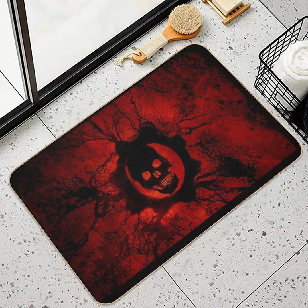 Video Games Skull  Pet-Safe Bath Mat