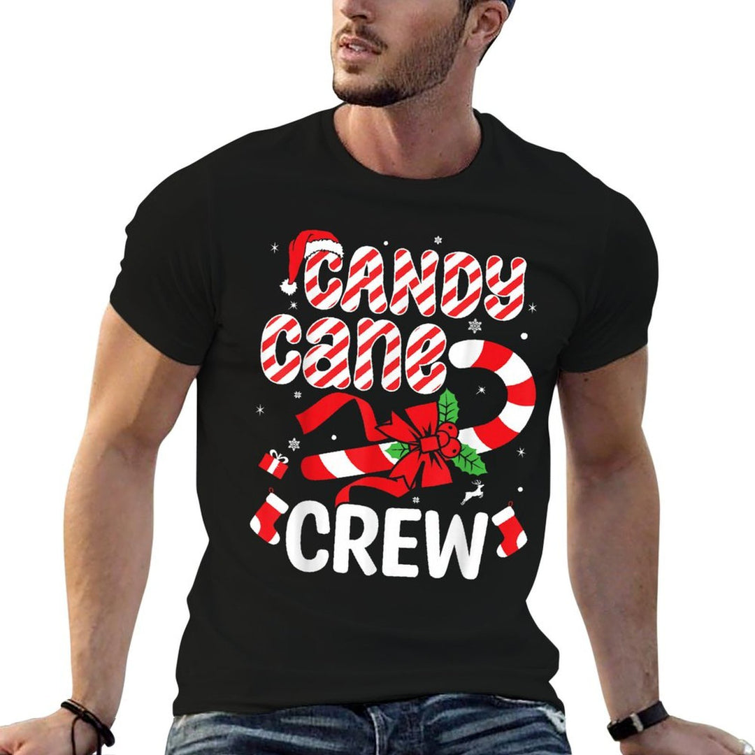 Candy Cane Crew - Funny Christmas Holiday Men Women  Tagless Design T-Shirt
