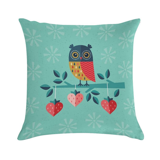 Owl Always Love You Soft Ultra-Soft Texture Throw Pillow