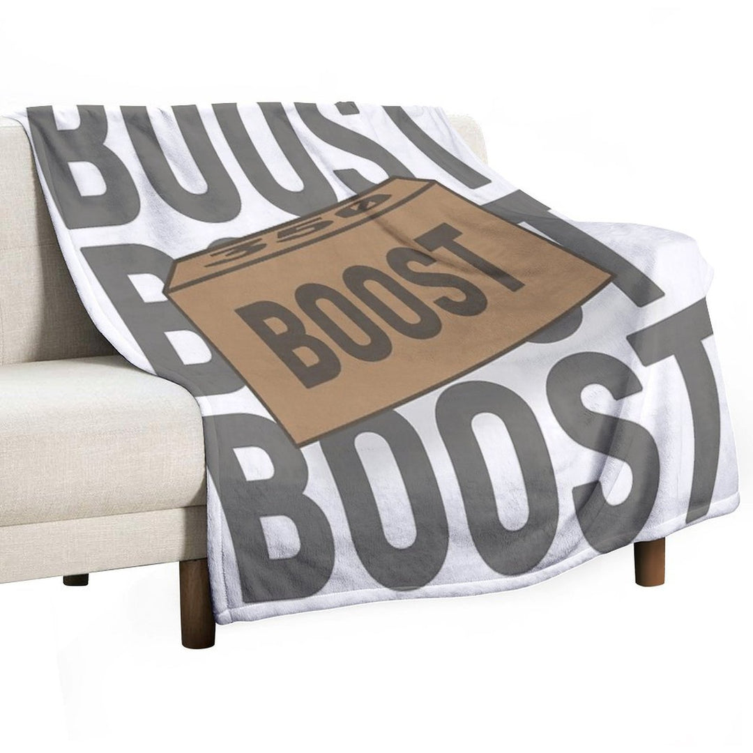 Yeezy Boost  Box Velvety-soft Throw Blanket