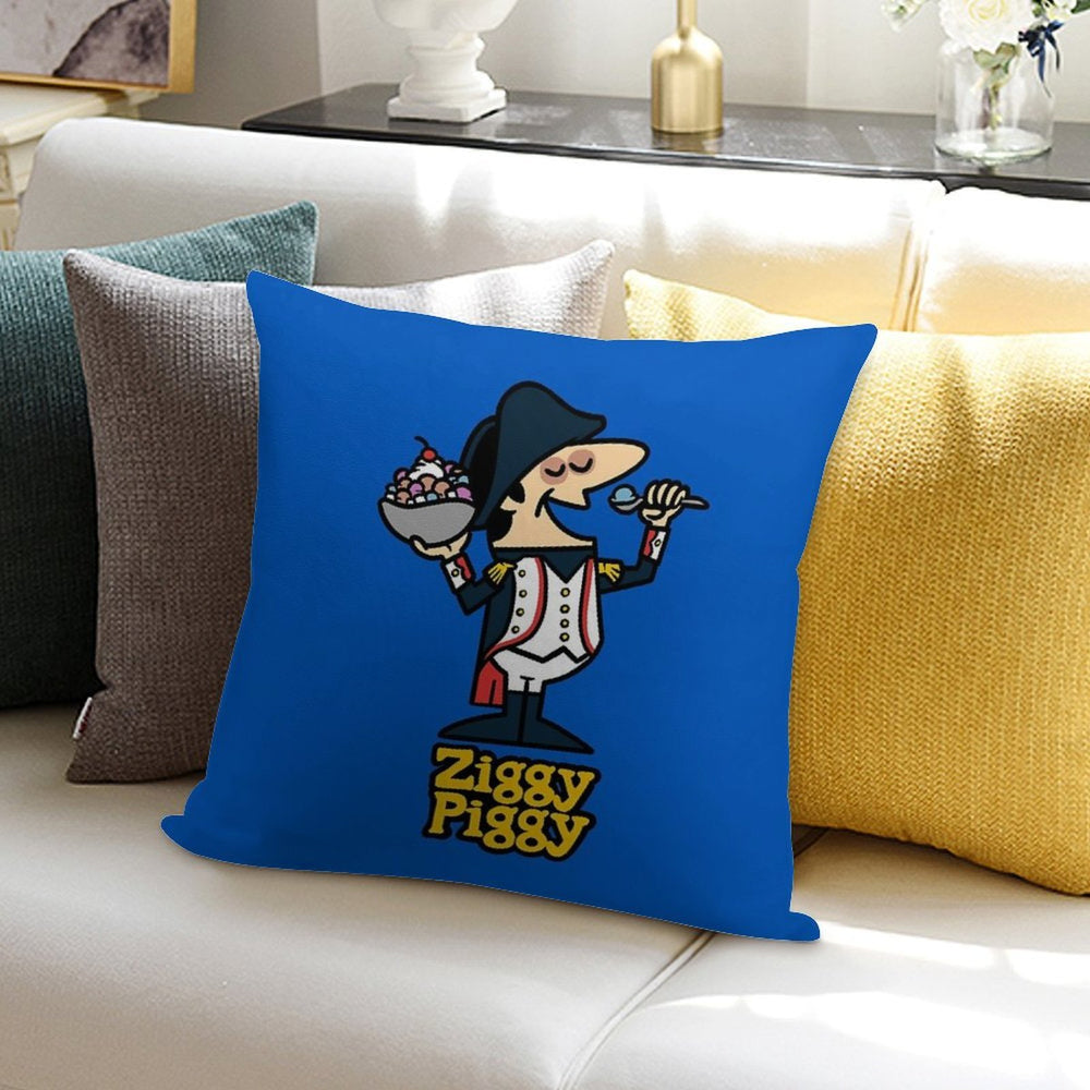 Ziggy Piggy Soft Home Decor Throw Pillow