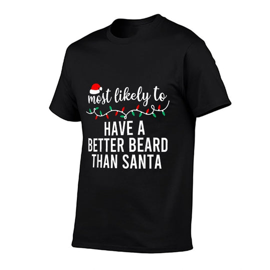 Most Likely To Christmas Matching Family Pajamas Funny  Oversized Silhouette T-Shirt