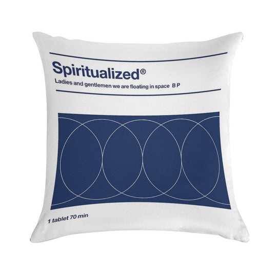 Spiritualized - Ladies And Gentlemen We Are Floating in Space Soft Short Plush Fabric Throw Pillow