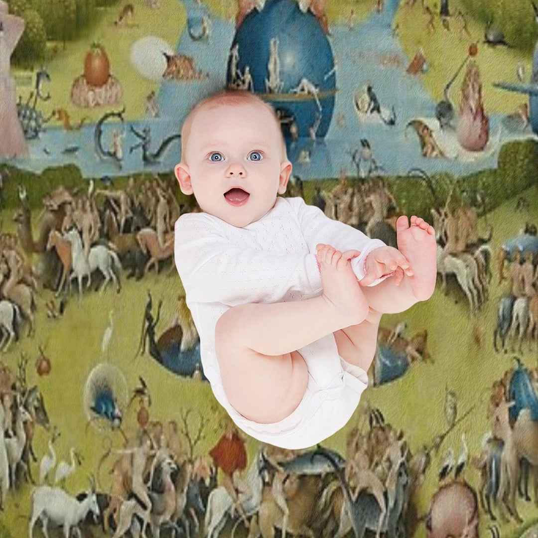 The Garden of Earthly Delights - Hieronymus Bosch Multi-functional Throw Blanket